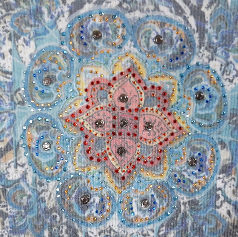 Kiara Mandala Ribbed Top - Picture 2 of 4